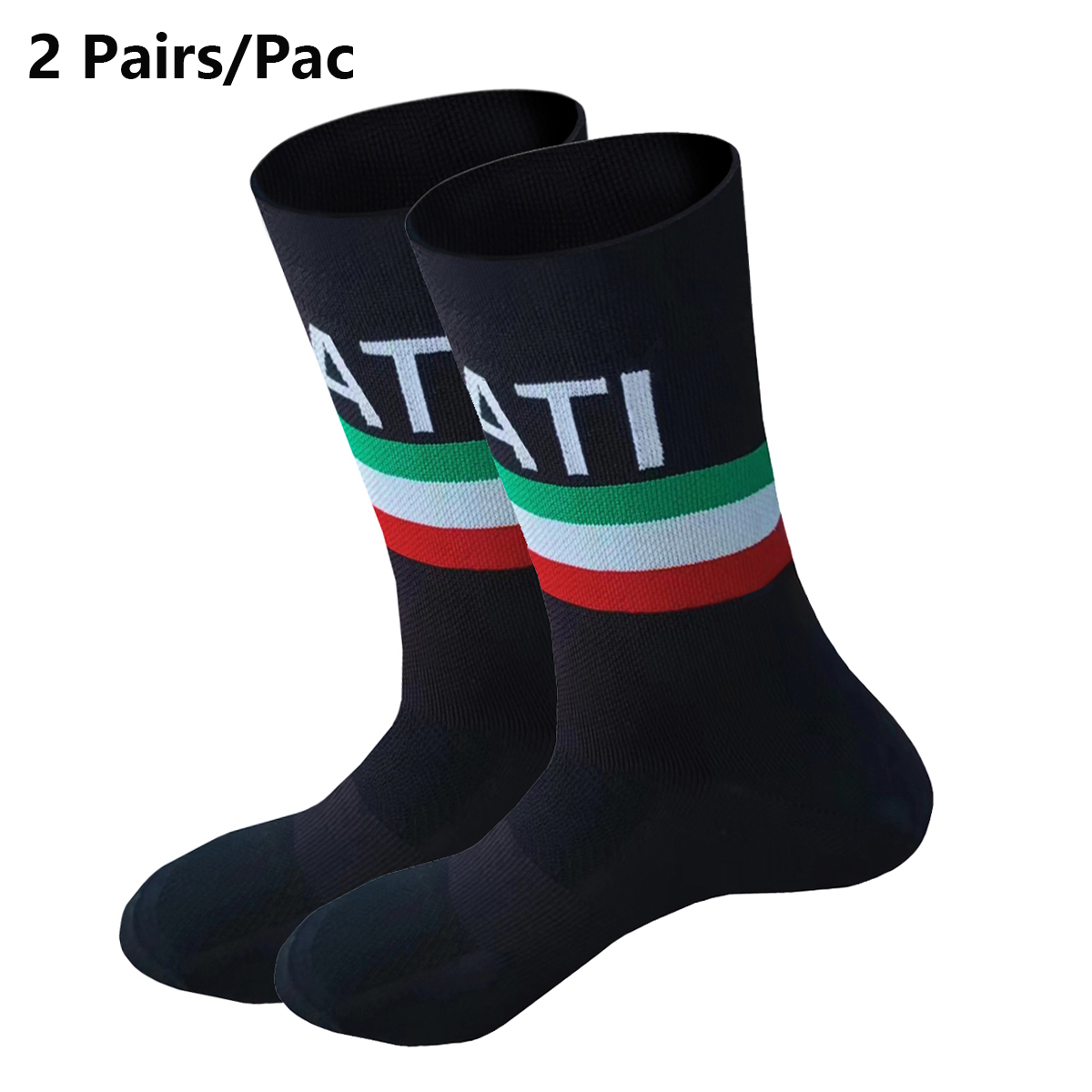 Mountain Biking Socks - ITALIA Cycling Socks Quick Black Dry
