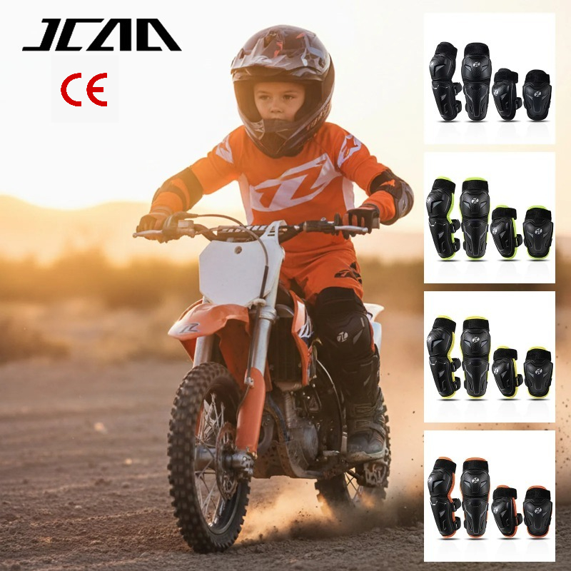 Mountain Biking Knee And Elbow Pads - Anti-Fall Kids Knee Elbow Pads Set,