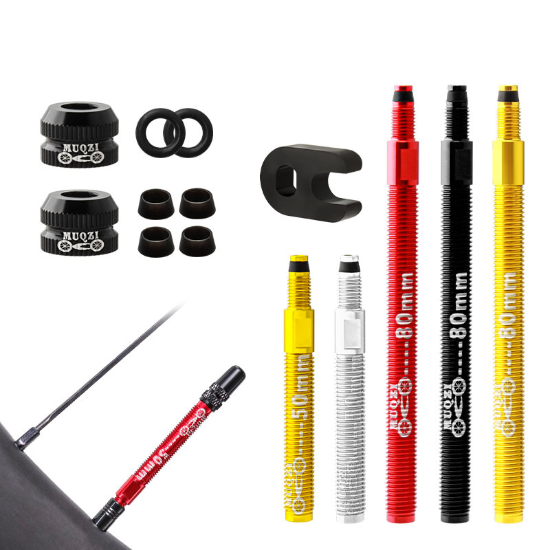 Mountain Biking In French - Mountain Bike Detachable Extension Nozzle Aluminum
