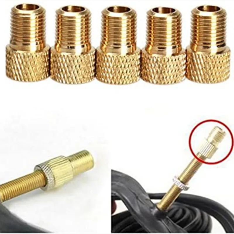 Mountain Biking In French - 10PCS bicycle valve adapter cap American