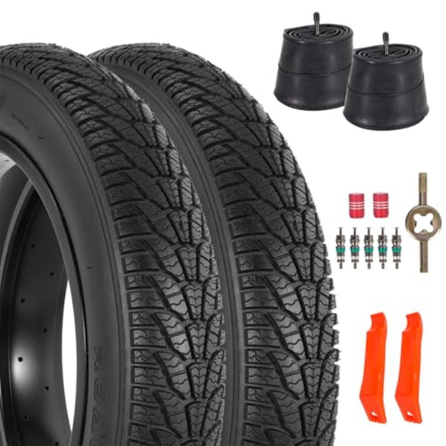 Mountain Biking Tube - 2-Pack 26x4.0 Fat Bike Tire, 26
