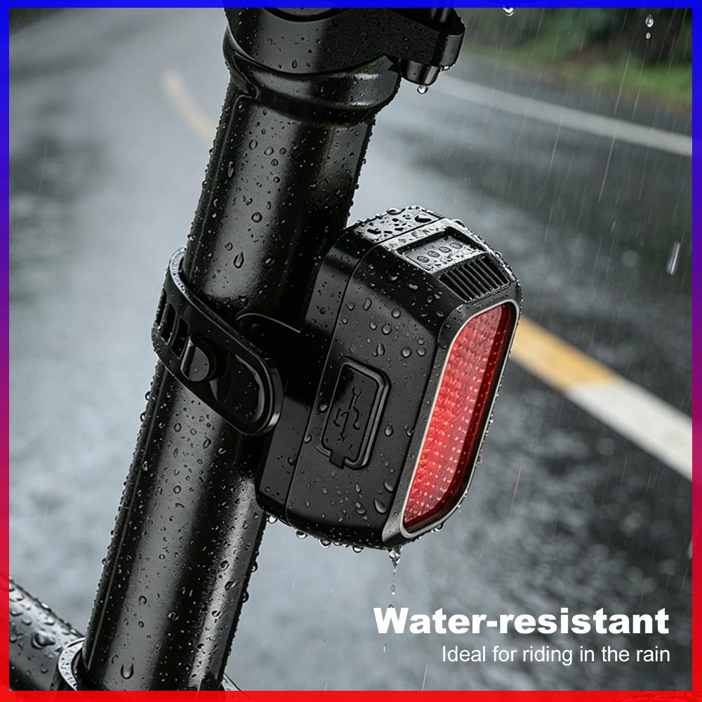 Mountain Biking Experience - Type-C Powered Bicycle LED Safety Light