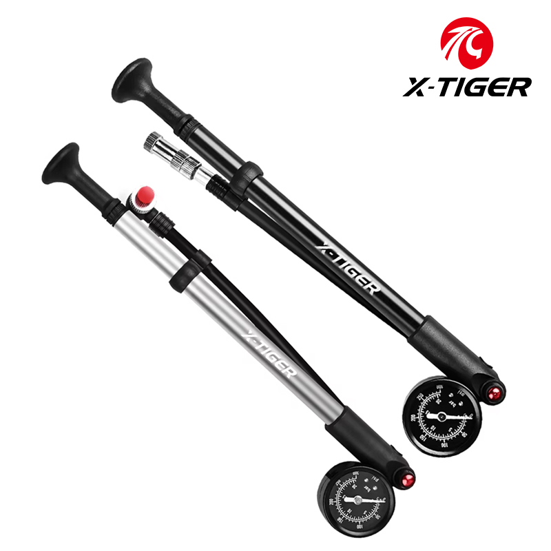 Shock Pump Suspension - X-TIGER 300psi Bicycle Air Pump with
