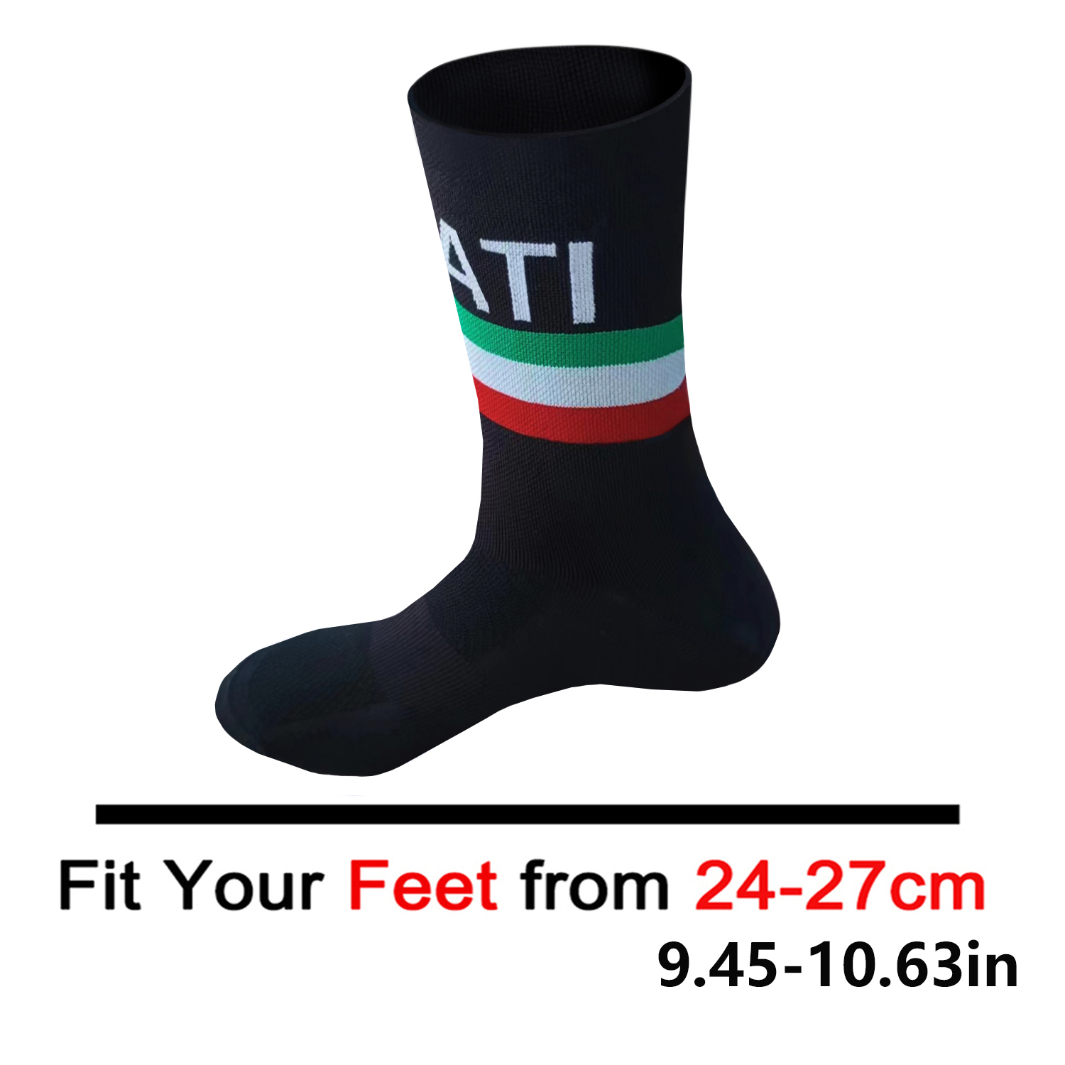 ITALIA Cycling Socks Quick Bla - Mountain Biking Socks review and price