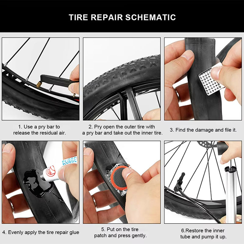 39pcs Bike Tire Repair Kit - B - Mountain Biking Tube review and price