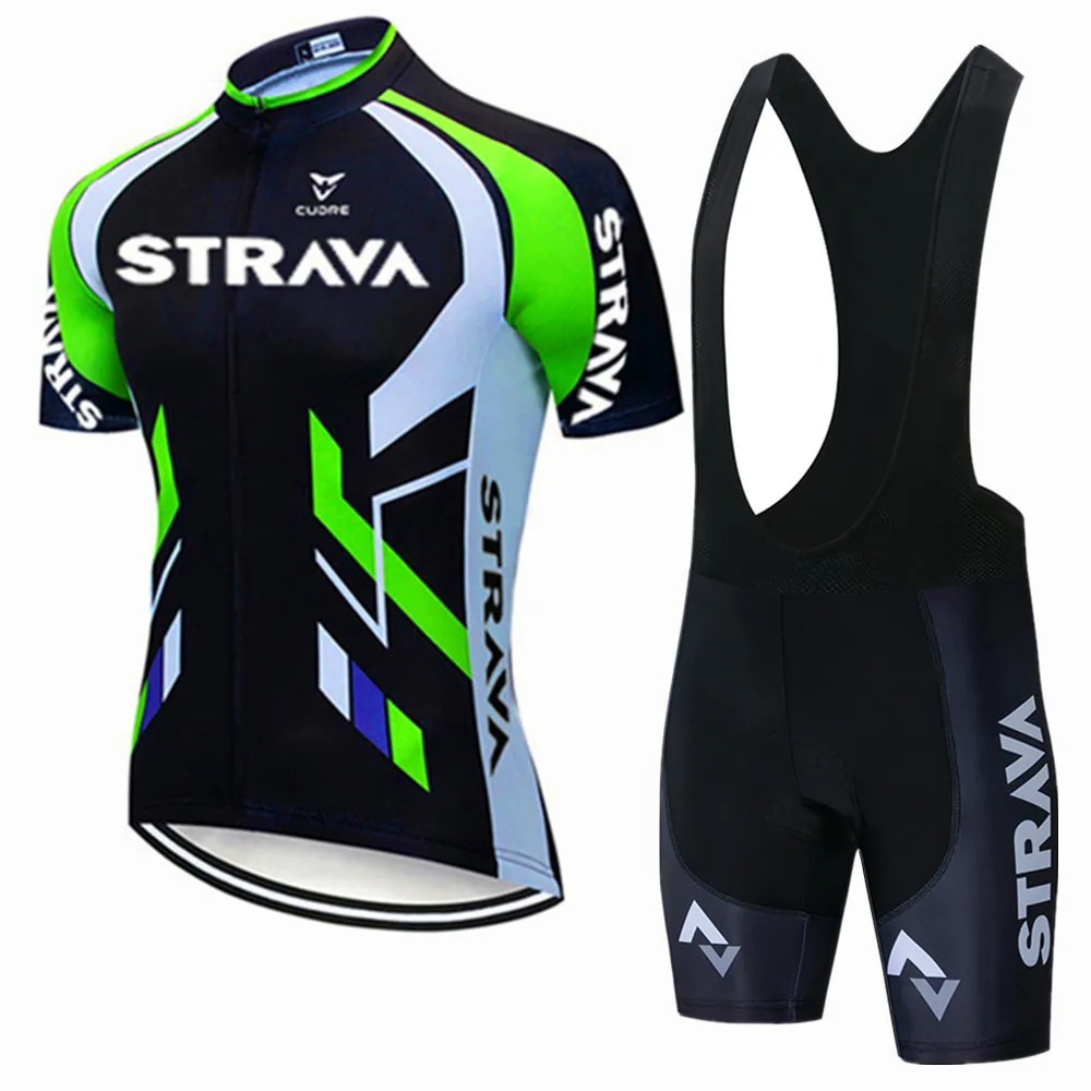 Strava Bike Jersey Set Summer  - Mountain Biking Overalls review and price
