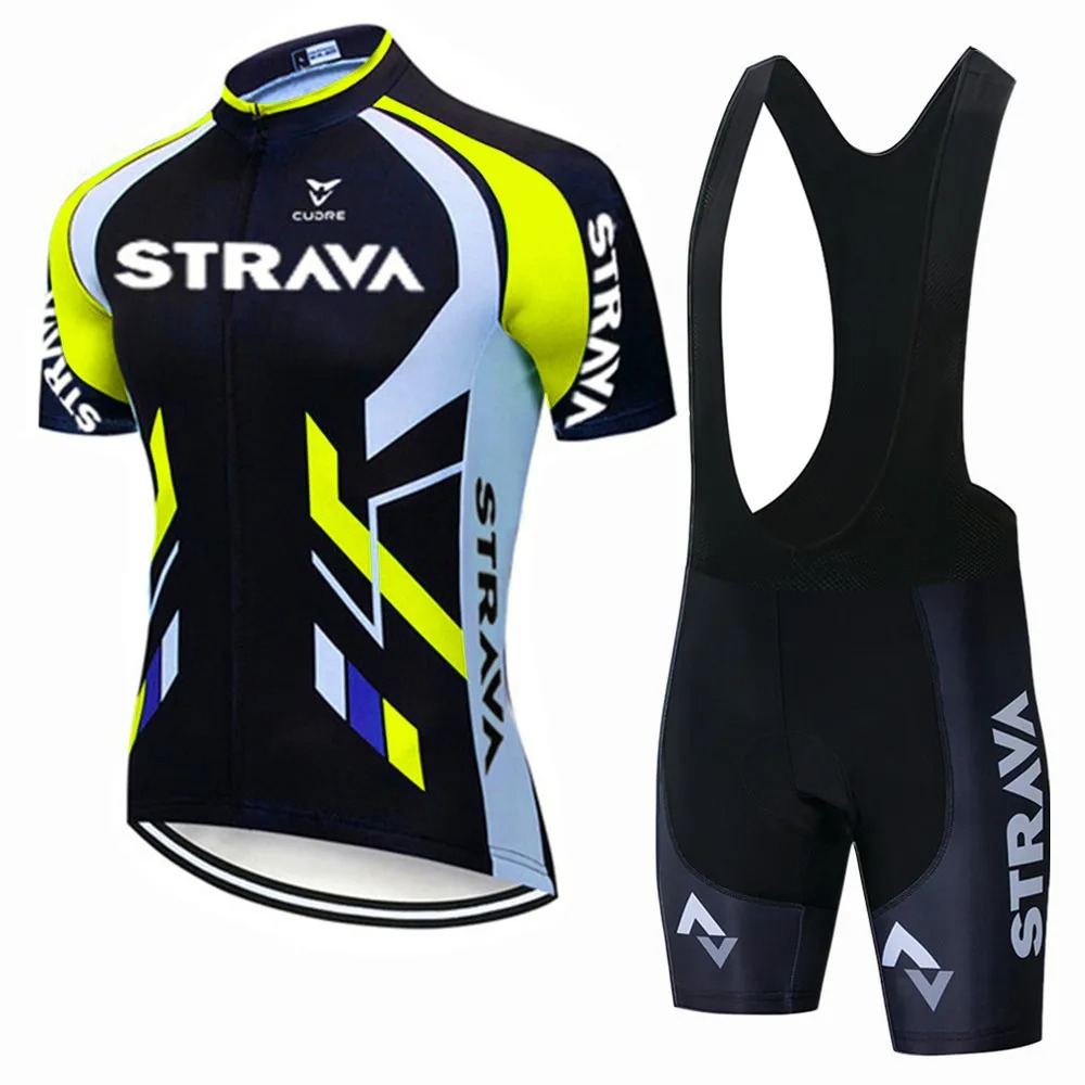 Strava Bike Jersey Set Summer  - Mountain Biking Overalls review and price