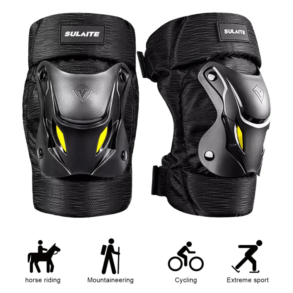 1Pair Electric Bike Motorcycle - Mountain Biking Knee And Elbow Pads review and price
