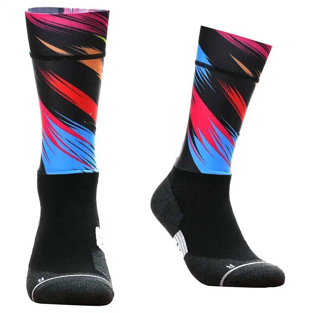 Vibrant Geometric Cycling Sock - Mountain Biking Socks review and price