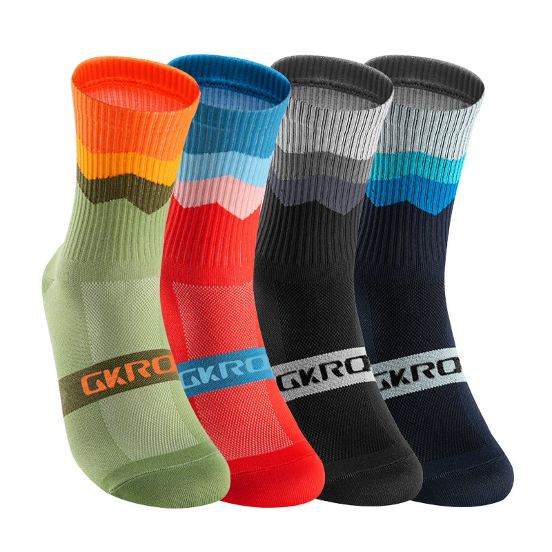 GKRQ 4 Pairs Bike Socks Men Nu - Mountain Biking Socks review and price
