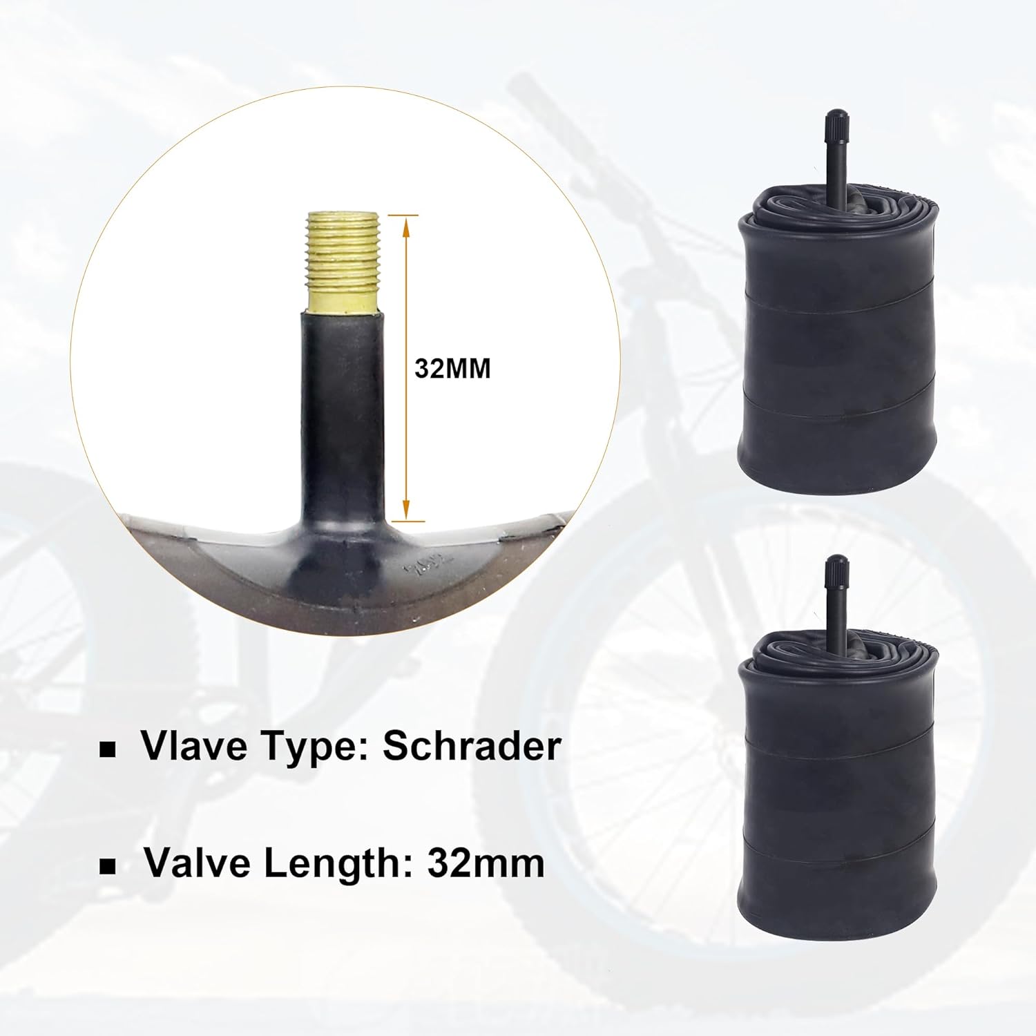 ZUKKA 1 Piece Fat Inner Tubes  - Mountain Biking Tube review and price