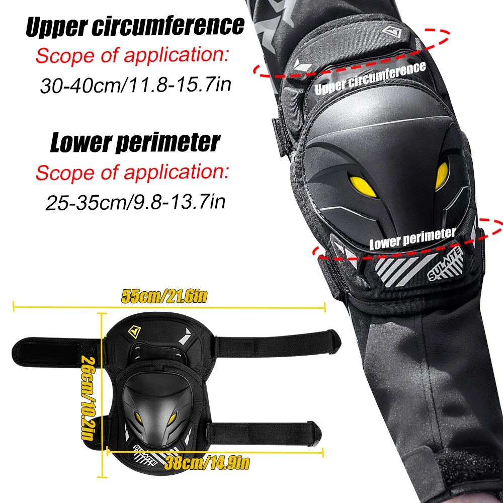 1Pair Electric Bike Motorcycle - Mountain Biking Knee And Elbow Pads review and price
