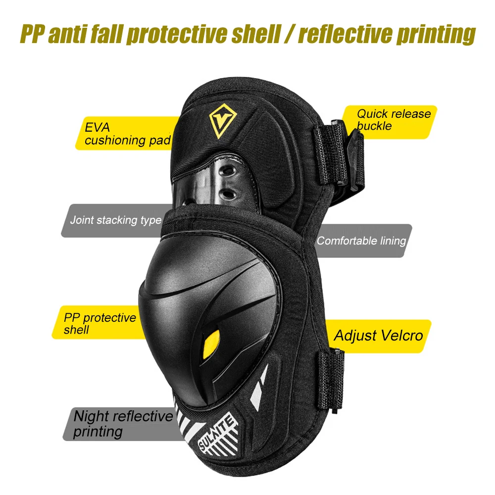 1Pair Electric Bike Motorcycle - Mountain Biking Knee And Elbow Pads review and price