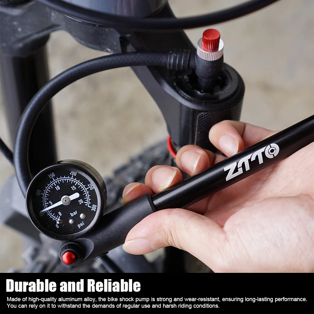 ZTTO Bike Shock Pump with Gaug - Shock Pump Suspension review and price