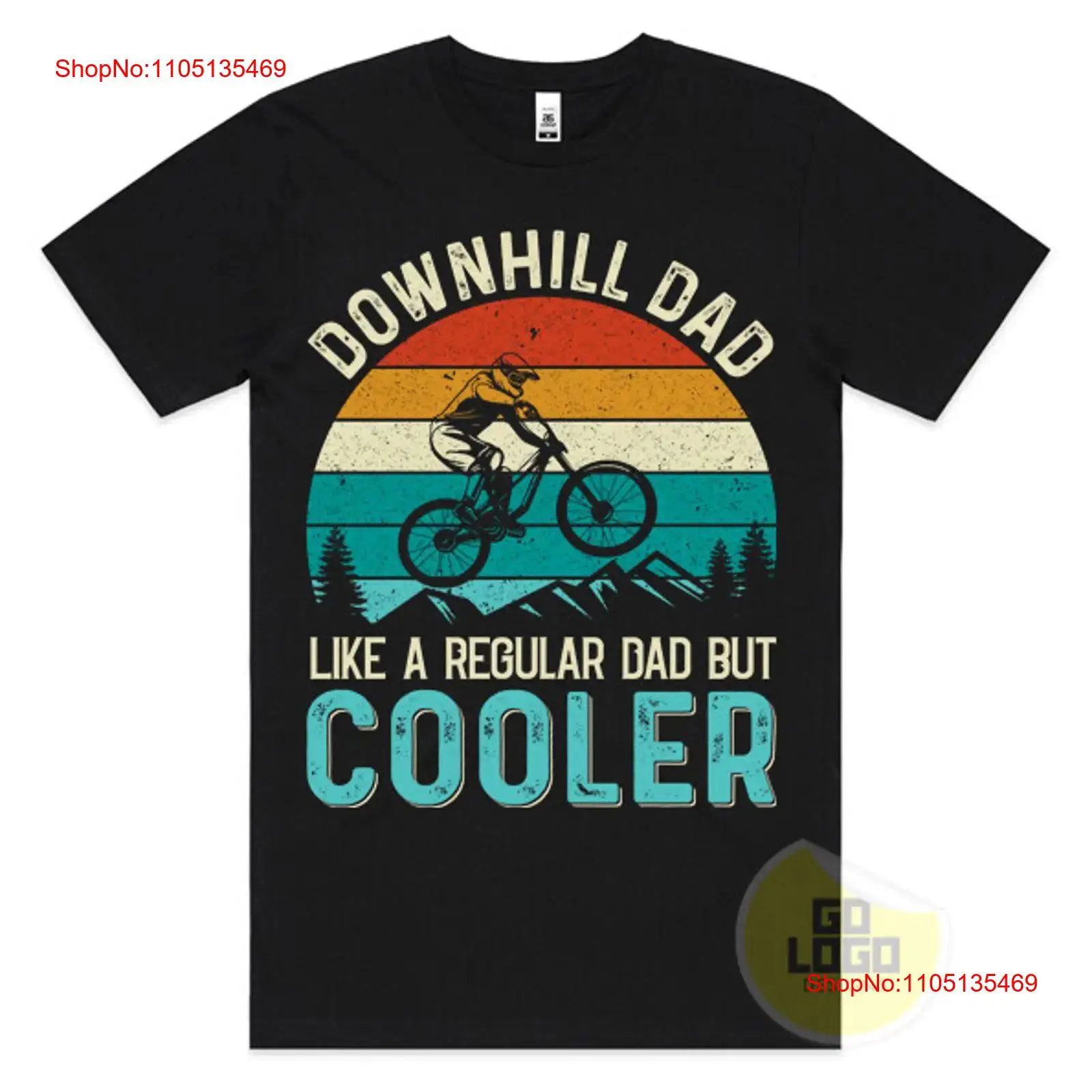 Funny T Shirt DOWNHILL DAD Coo - Mountain Biking Clothes review and price