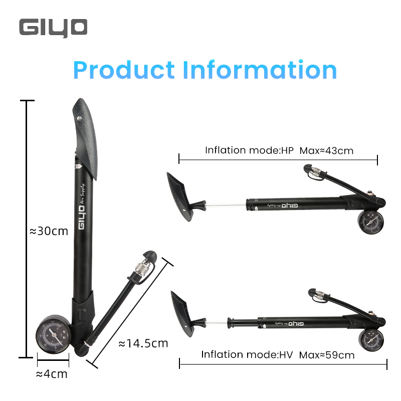 Giyo GS-41P 300psi Bicycle Sho - Shock Pump Suspension review and price