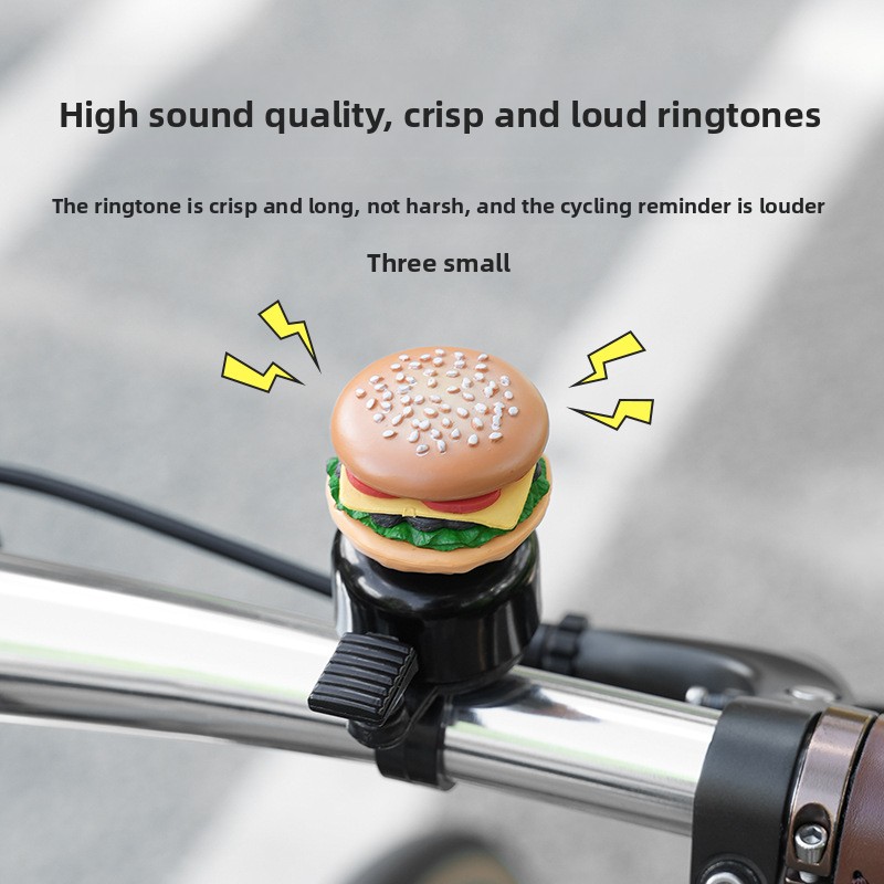 Bicycle Bell Horn Burger Frenc - Mountain Biking In French review and price