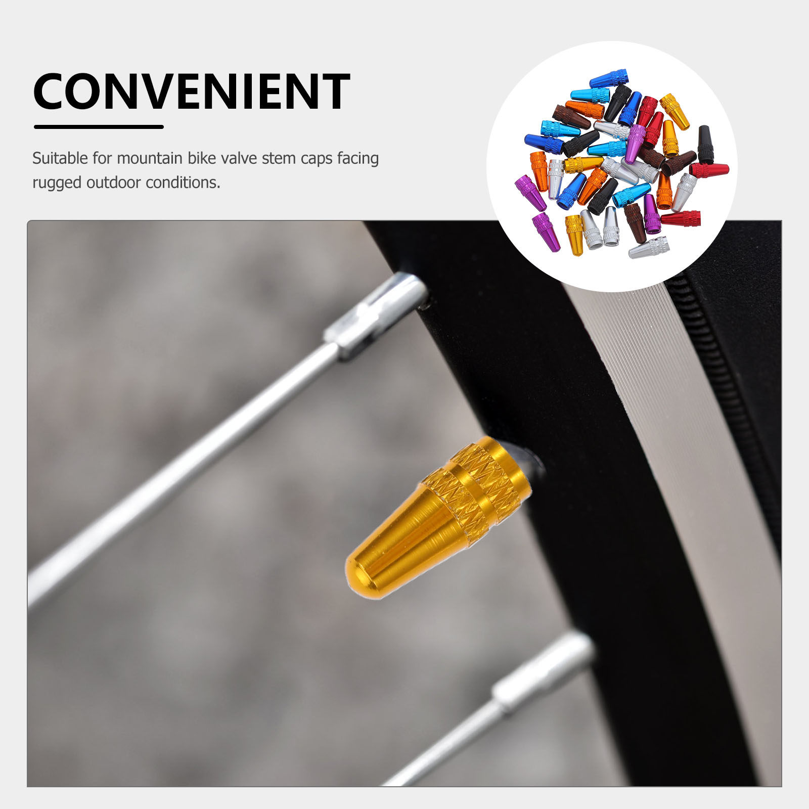 40Pcs French Valve Bike Caps D - Mountain Biking In French review and price